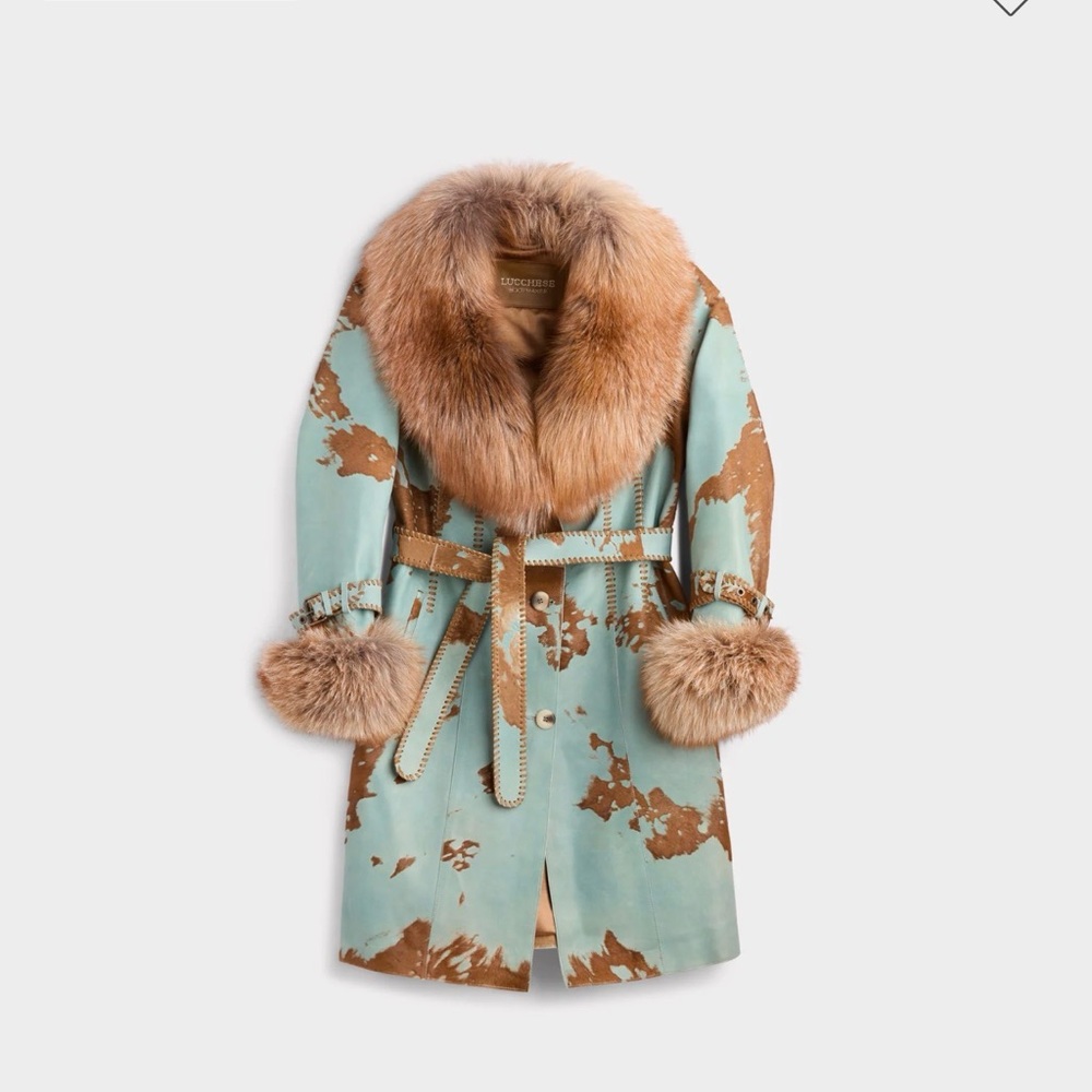 Lucchese Calista Coat size large NWT